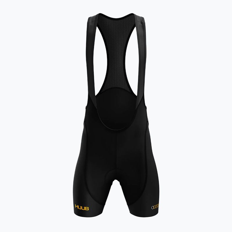 Férfi kerékpáros nadrág HUUB Jason Kenny Bib Shorts black