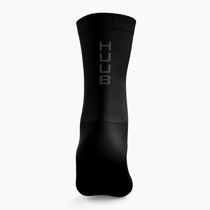 Kerékpáros zokni HUUB Merino Cycling black 2