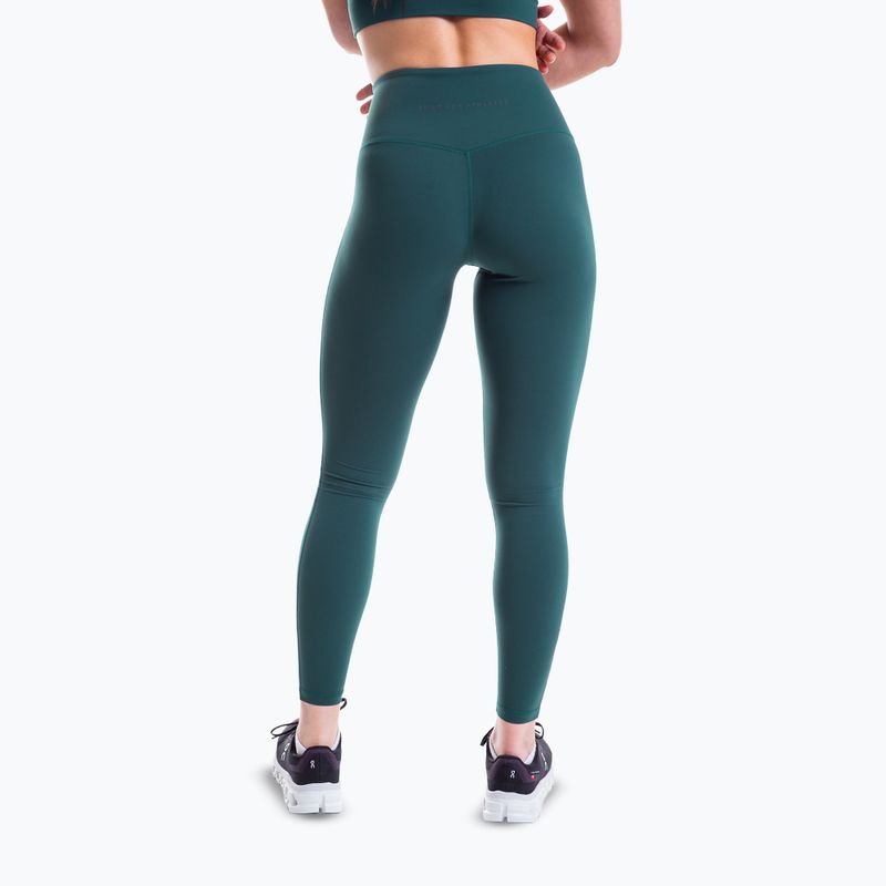 Női edző leggings Built For Athletes Training forest green 2