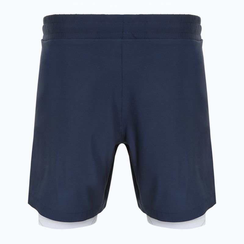 Férfi FUMETSU Icon Dual Layer edzőnadrág navy/ fehér 2