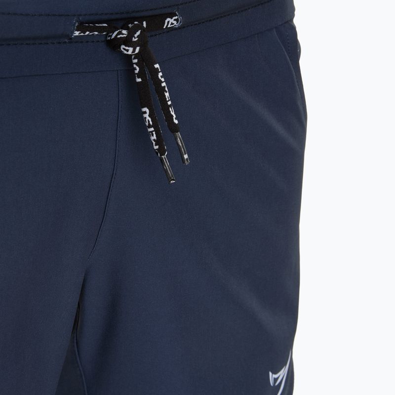 Férfi FUMETSU Icon Dual Layer edzőnadrág navy/ fehér 4