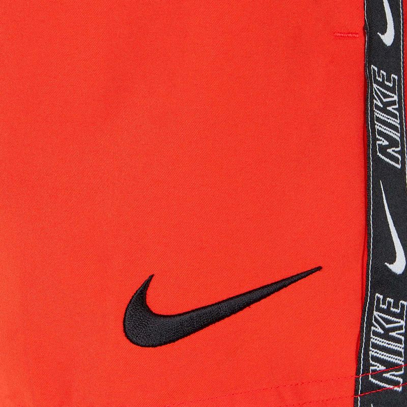 Férfi Nike Logo Tape 4'' Volley rövidnadrág piros NESSD794-620 3