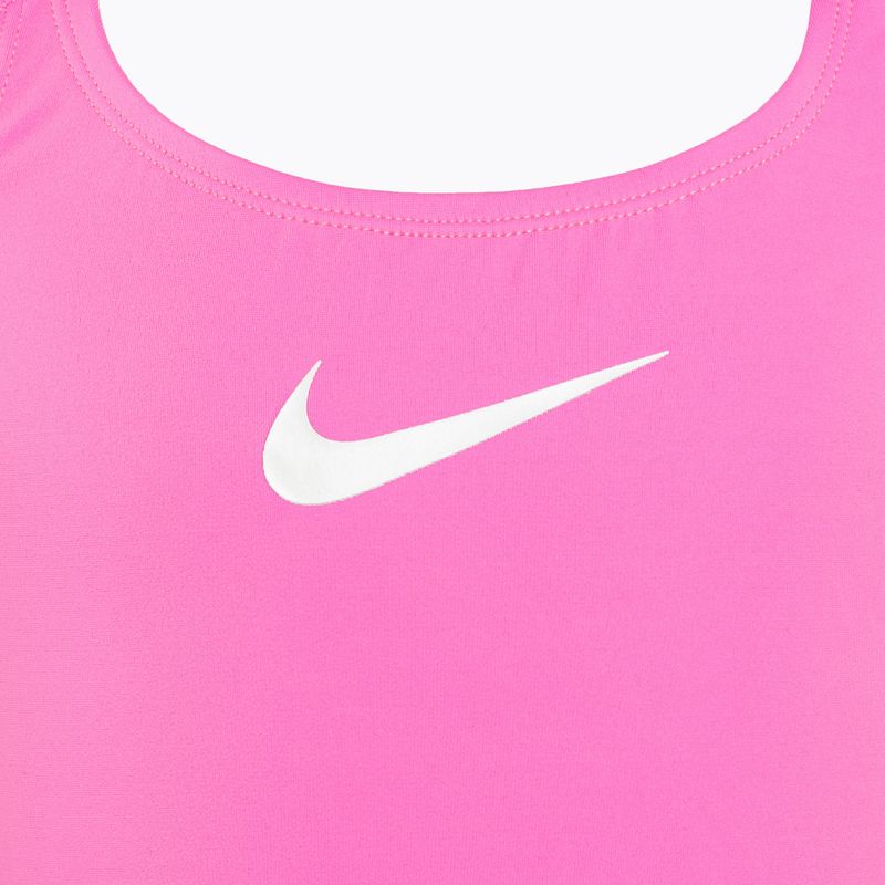 Nike Essential Racerback egyrészes gyermek fürdőruha rózsaszín NESSB711-670 3