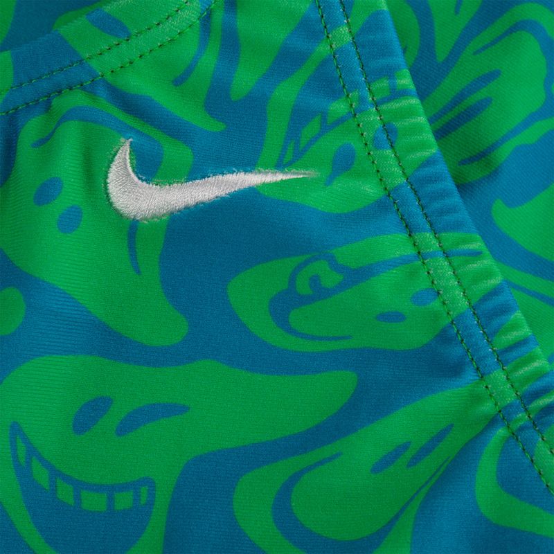 Nike Hydrastrong Multi Print Fastback egyrészes gyermek fürdőruha zöld NESSD045-380 3