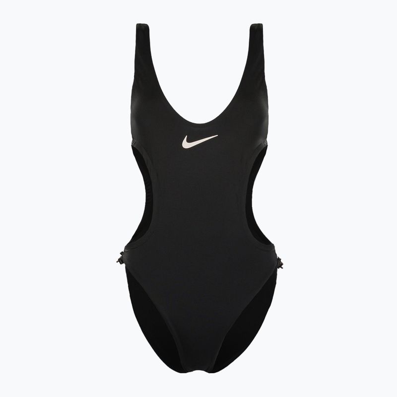 Nike Wild női egyrészes fürdőruha fekete-fehér NESSD255-001