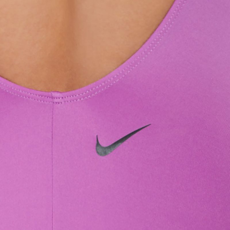 Női egyrészes fürdőruha Nike Multi Logo U-Back fukszia álom 8