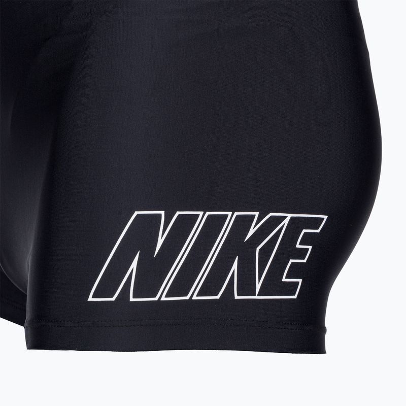 Férfi Nike Logo Square úszó boxeralsó fekete 4