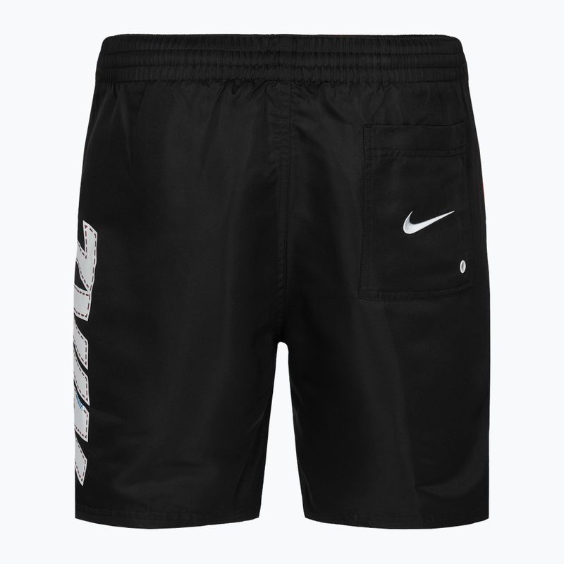 Férfi úszónadrág  Nike Big Block 7" Volley black 2