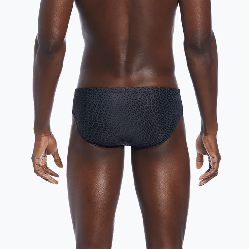 Férfi Nike Hydrastrong Delta Brief úszónadrág fekete 2