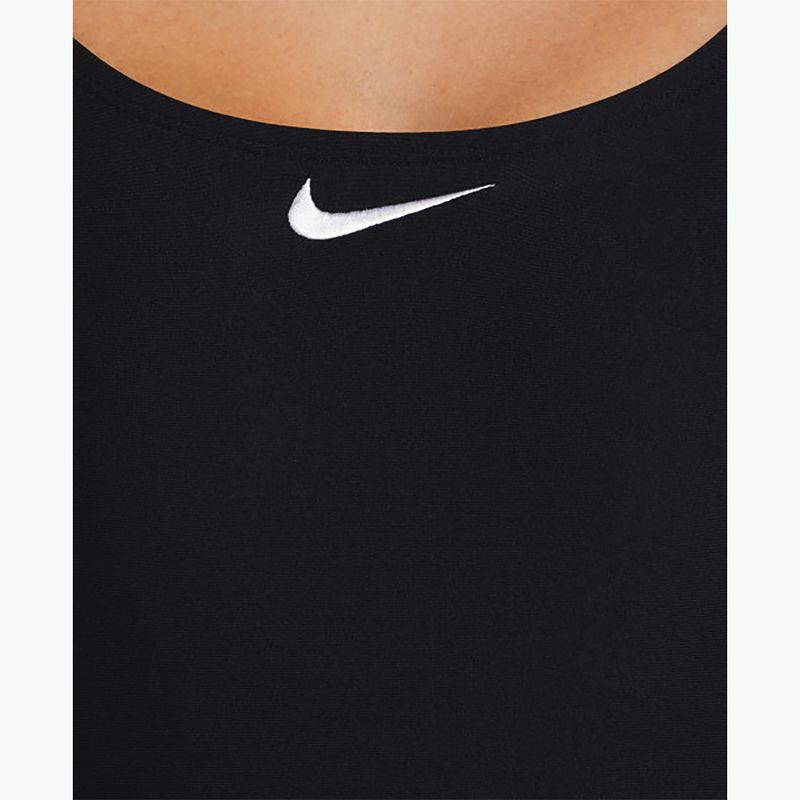 Női egyrészes fürdőruha Nike Hydrastrong Adjustable Crossback black 9