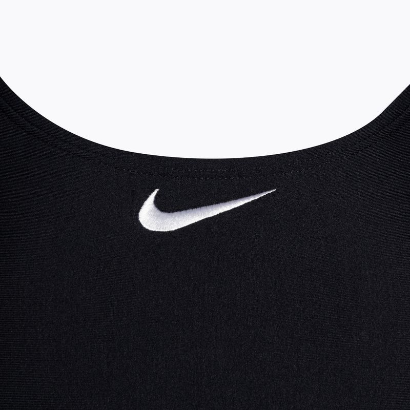 Női egyrészes fürdőruha Nike Hydrastrong Adjustable Crossback black 3