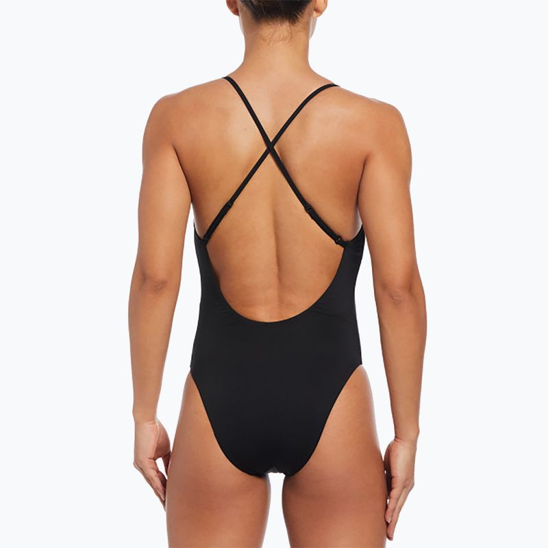 Női egyrészes fürdőruha Nike Sneakerkini 2.0 Croccback black 6