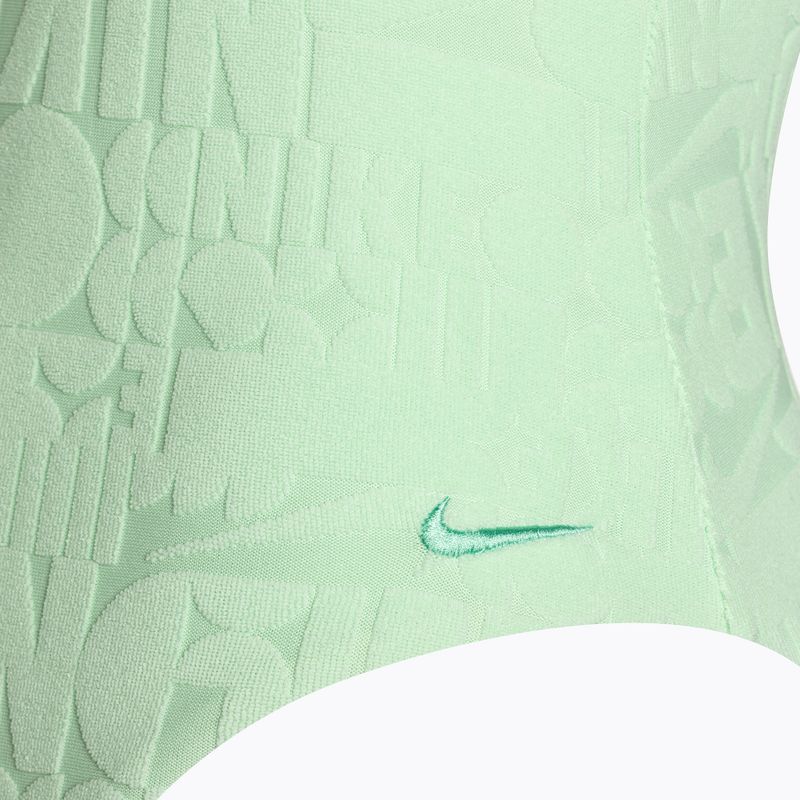 Női egyrészes fürdőruha Nike Retro Flow Terry vapor green 3