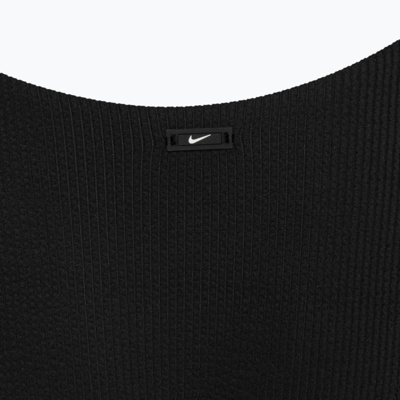 Nike Elevated Essential Pucker Crossback egyrészes fürdőruha fekete 3