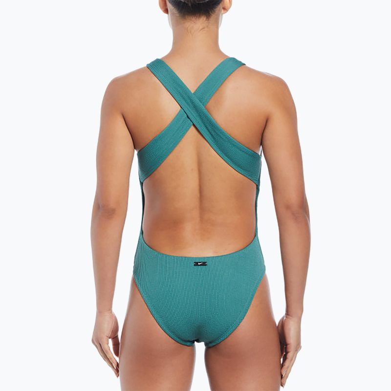 Nike Elevated Essential Pucker Crossback egyrészes fürdőruha bicoastal bicolor 5