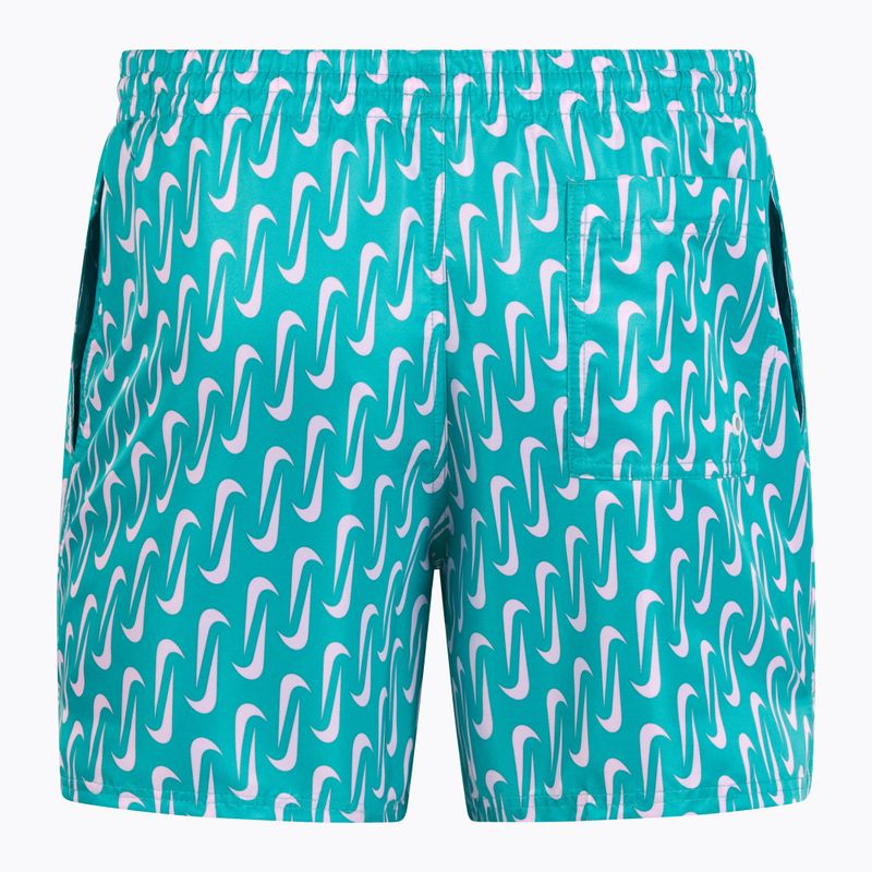 Férfi fürdőnadrág Nike Swoosh Link 5" Volley dusty cactus 2