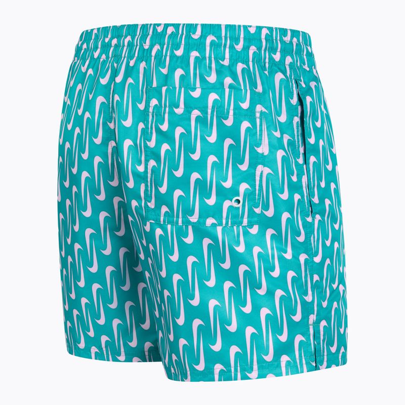 Férfi fürdőnadrág Nike Swoosh Link 5" Volley dusty cactus 3