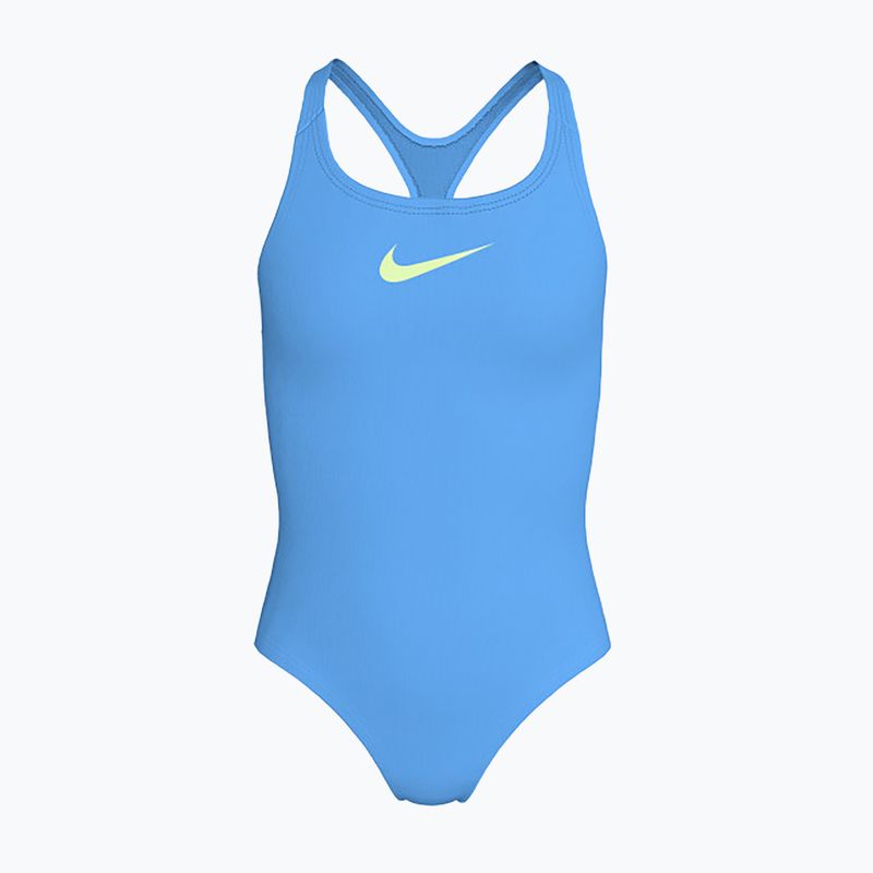 Nike Essential Racerback egyrészes gyermek fürdőruha egyetemi kék