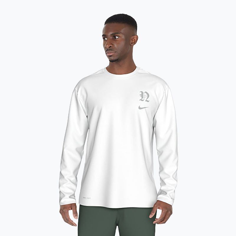 Férfi Nike Luxe Letter Hydroguard hosszú ujjú fehér