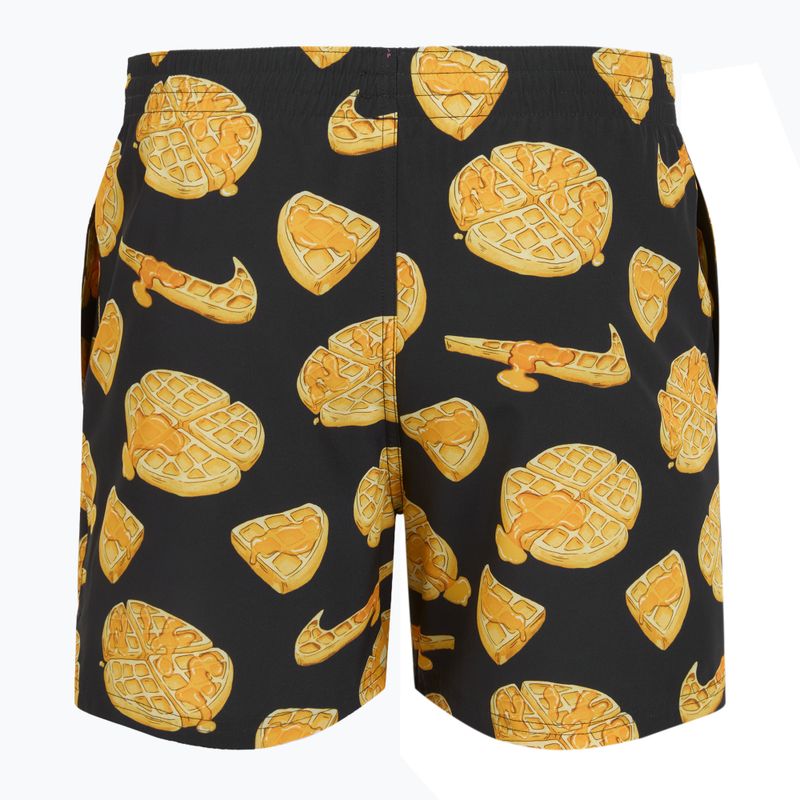 Férfi Nike Multi Print 5" Volley úszónadrág fekete 2