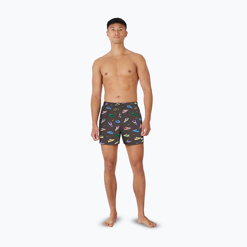 Férfi Nike Multi Print 5" Volley úszónadrág barokk barna 2