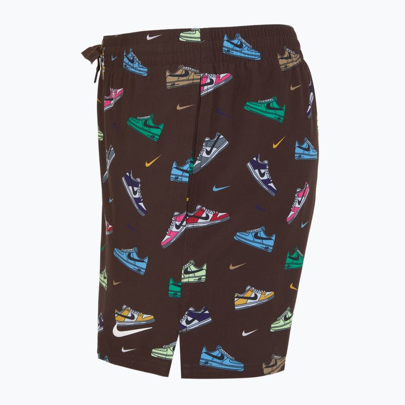 Férfi Nike Multi Print 5" Volley úszónadrág barokk barna 3