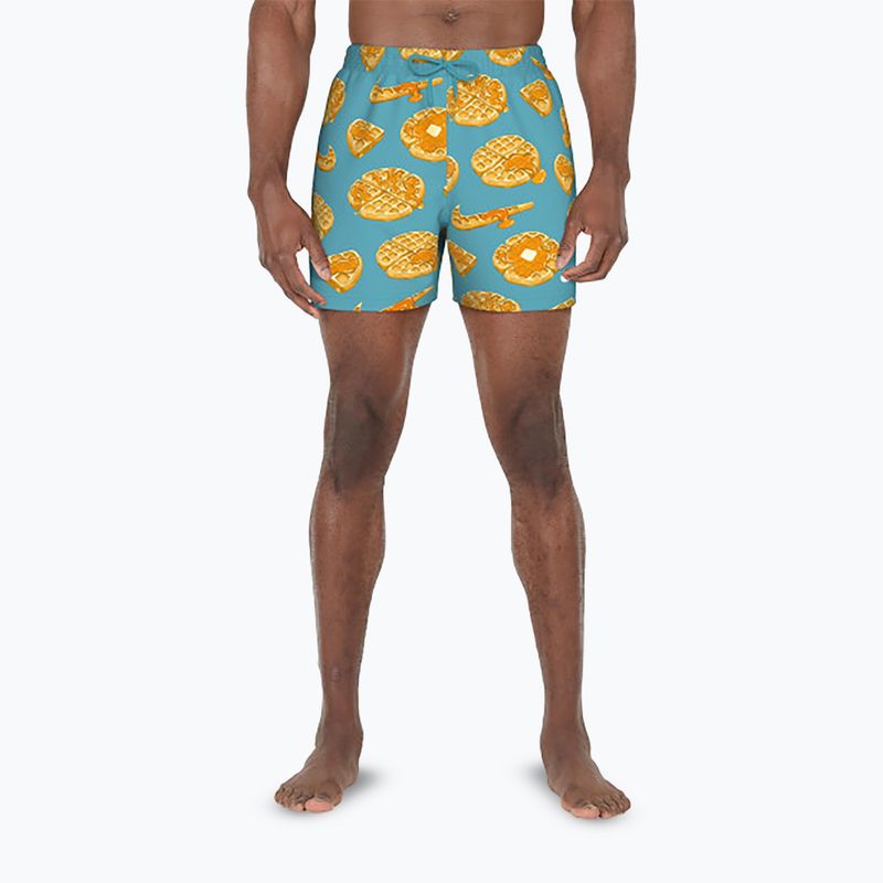 Férfi Nike Multi Print 5" Volley úszónadrág poros kaktusz