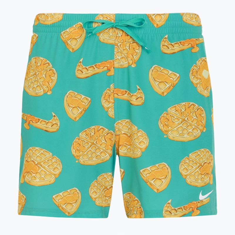 Férfi Nike Multi Print 5" Volley úszónadrág poros kaktusz