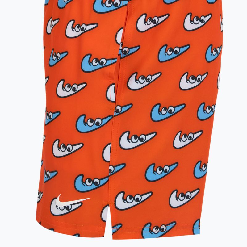 Férfi Nike Multi Print 5" Volley úszónadrág narancssárga színű úszógallér 3