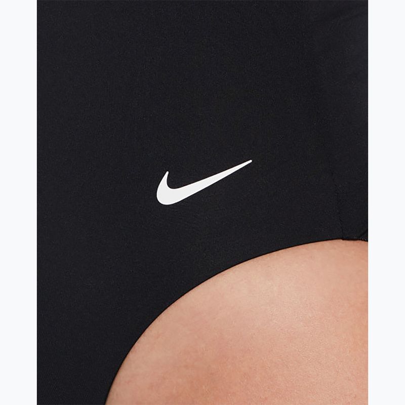Női egyrészes fürdőruha Nike Sneakerkini 2.0 Crossback fekete 6