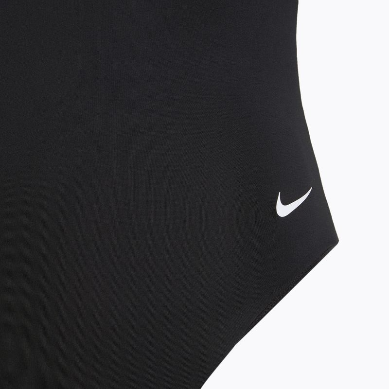 Női egyrészes fürdőruha Nike Sneakerkini 2.0 Crossback fekete 3