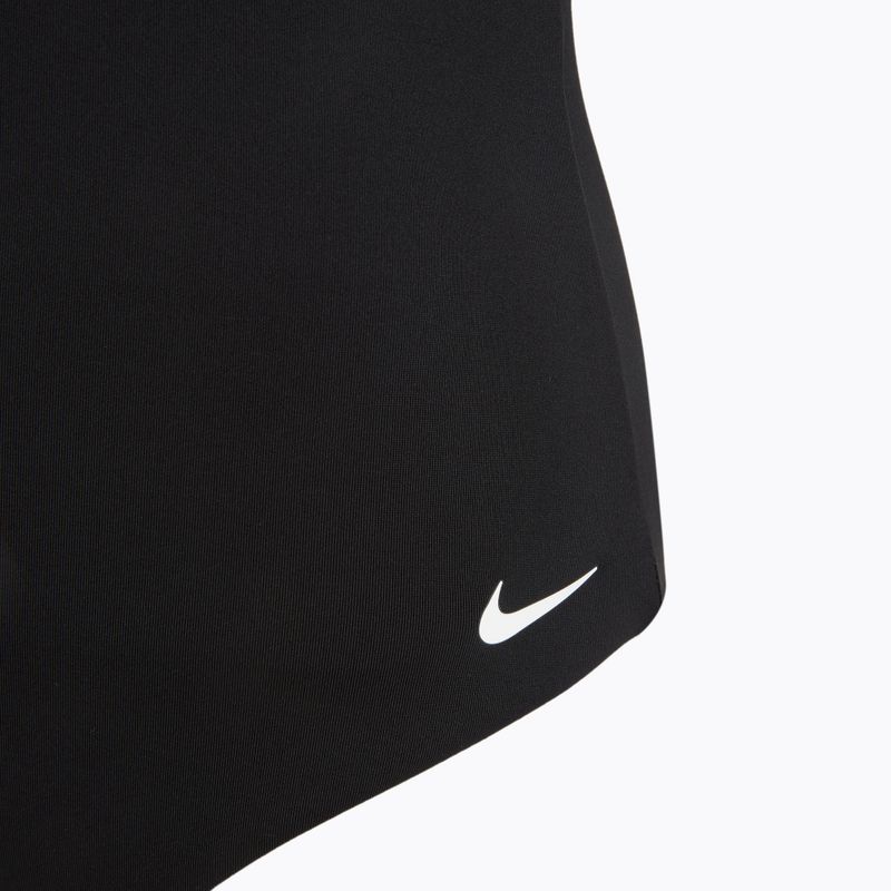 Női egyrészes fürdőruha Nike Essential V-Neck fekete 3