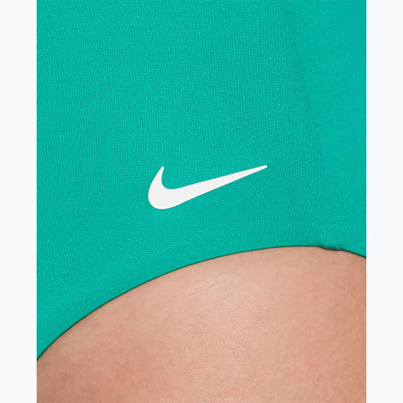 Női egyrészes fürdőruha Nike Essential V-nyakú stadion zöld 4