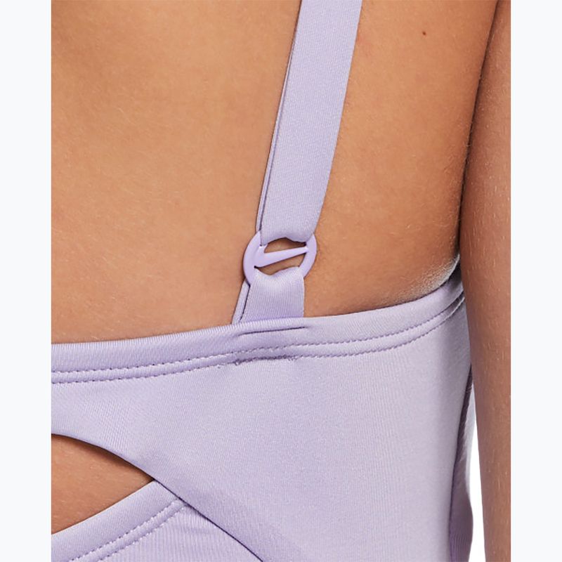 Női egyrészes fürdőruha Nike Essential V-nyakú hortenziák 5