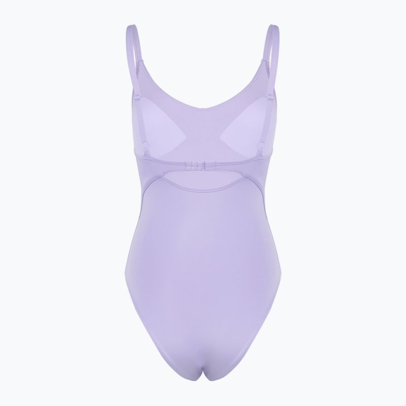 Női egyrészes fürdőruha Nike Essential V-nyakú hortenziák 2