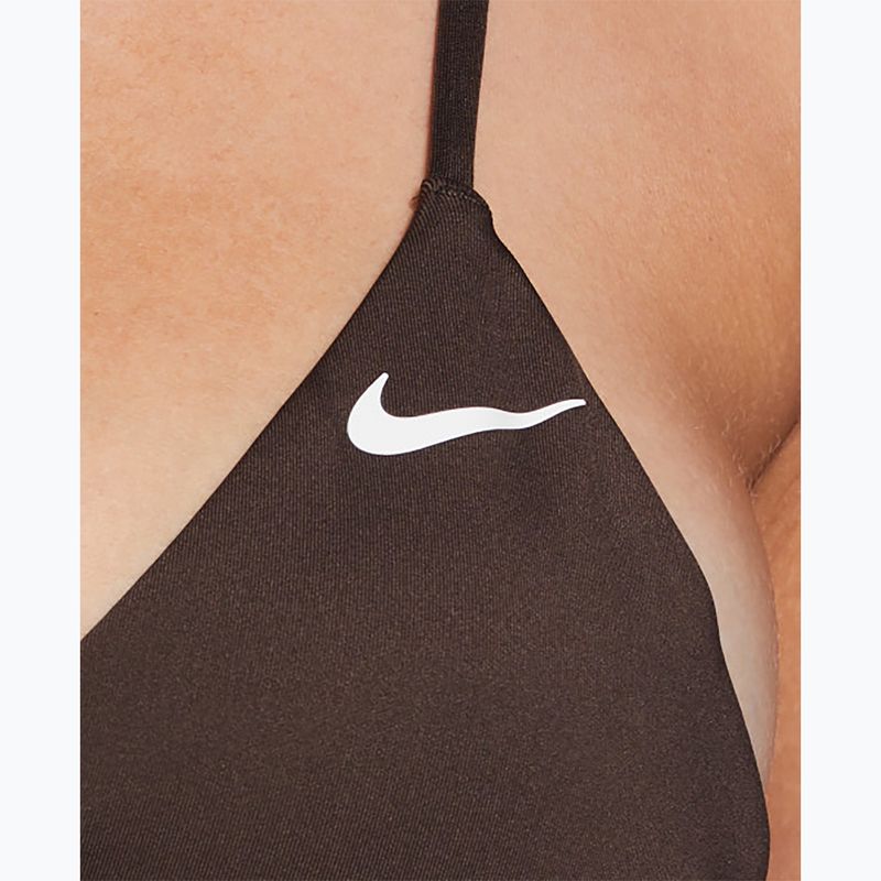 Nike Essential Triangle Bikini fürdőruha felső barokk barna 4