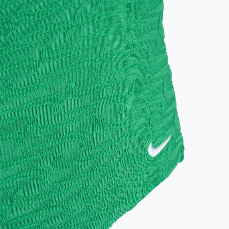 Női egyrészes fürdőruha Nike Swoosh Link Y-Back stadion zöld 3