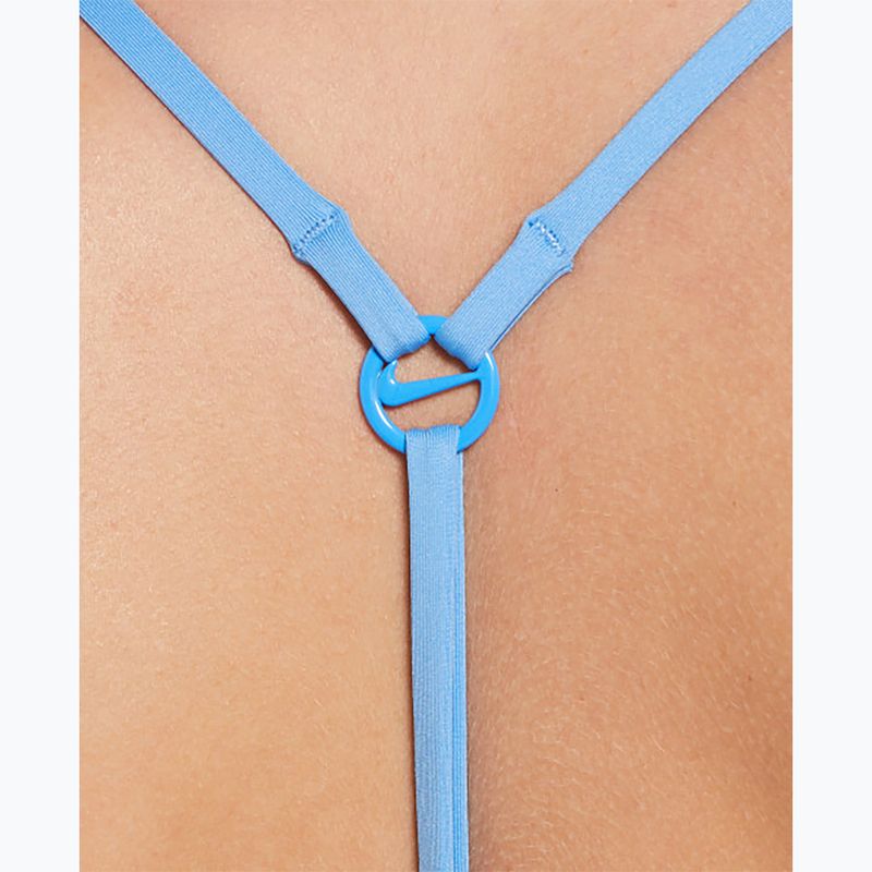 Női egyrészes fürdőruha Nike Swoosh Link Y-Back egyetem kék 5