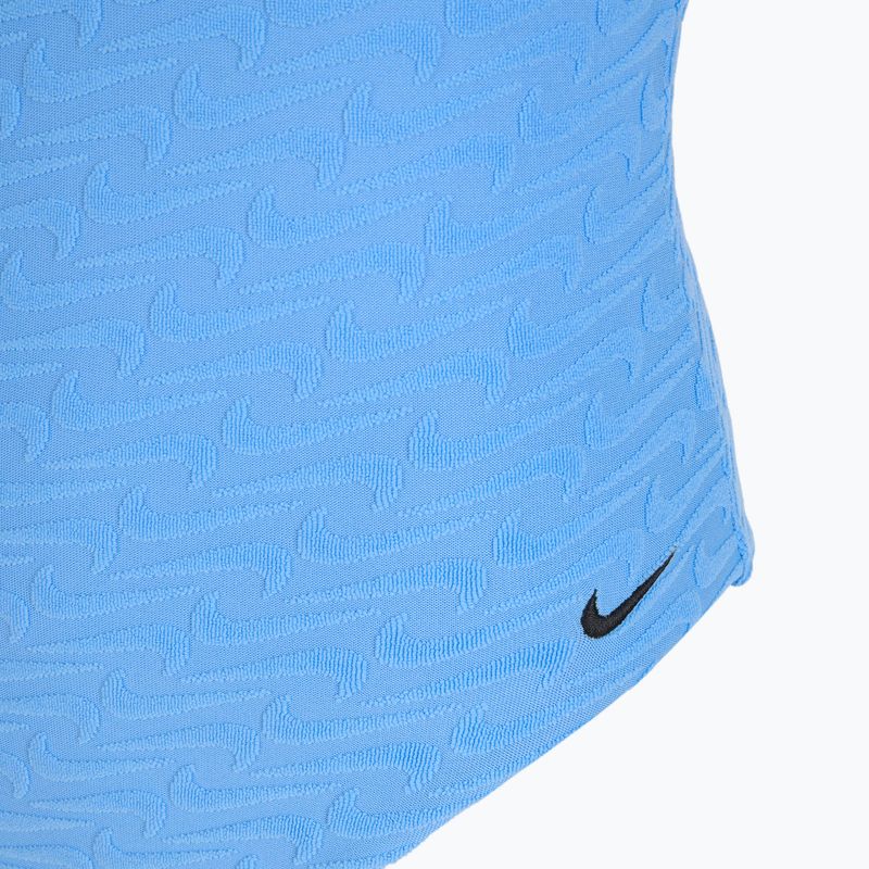 Női egyrészes fürdőruha Nike Swoosh Link Y-Back egyetem kék 3