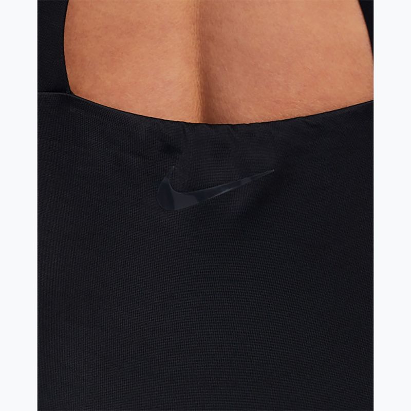 Női egyrészes fürdőruha Nike Hydralock Fusion Racerback fekete 5