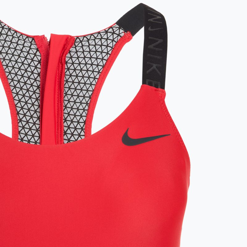 Női egyrészes fürdőruha Nike Hydralock Fusion egyetemi piros 3