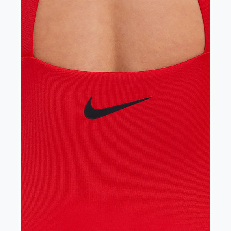 Női egyrészes fürdőruha Nike Hydralock Fusion egyetemi piros 5