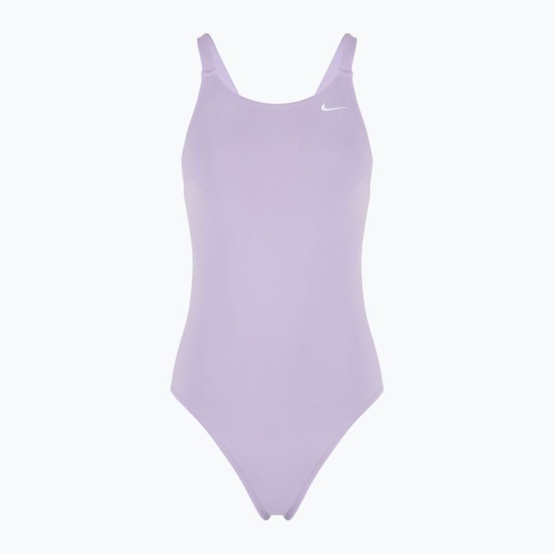Női egyrészes fürdőruha Nike Hydrastrong Solid Fastback hortenziák