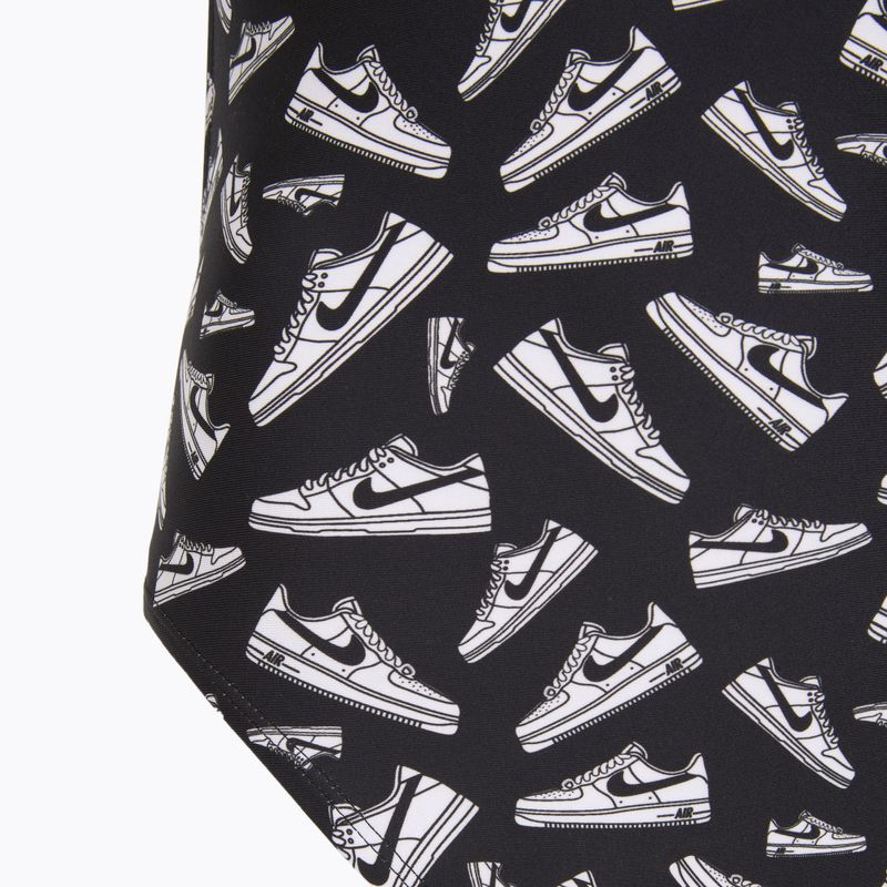 Női egyrészes fürdőruha Nike Hydrastrong Cutout jet fekete 3