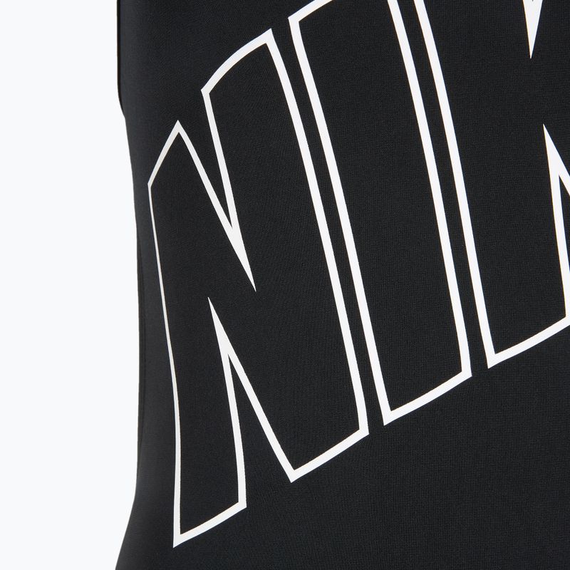 Női egyrészes fürdőruha Nike Hydrastrong Állítható Crossback fekete 3