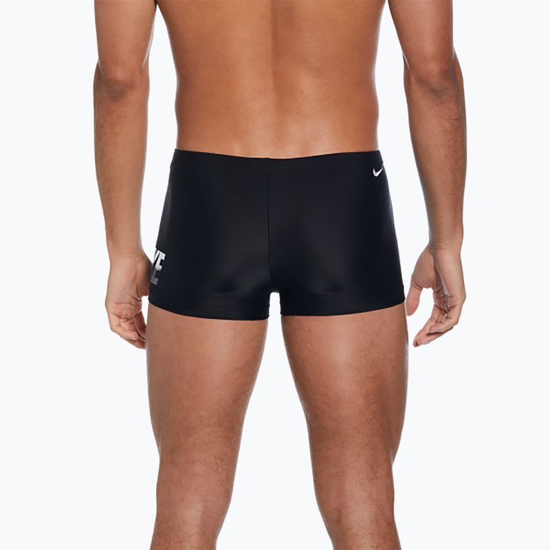 Férfi Nike Ocean Merge Square Leg úszó boxeralsó fekete 3