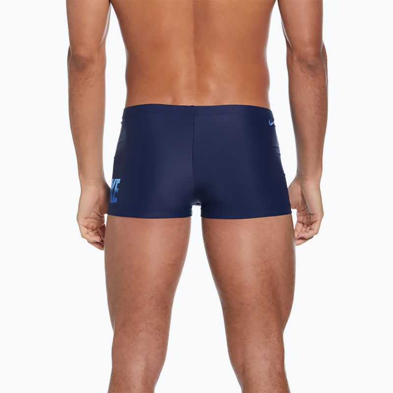 Férfi Nike Ocean Merge Square Leg úszó boxeralsó éjfekete tengerészkék 3