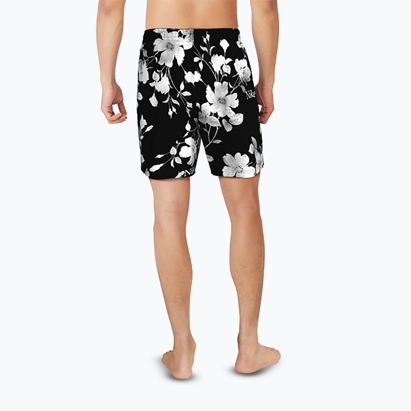 Férfi Nike Fine Floral 7" Volley úszónadrág fekete 8