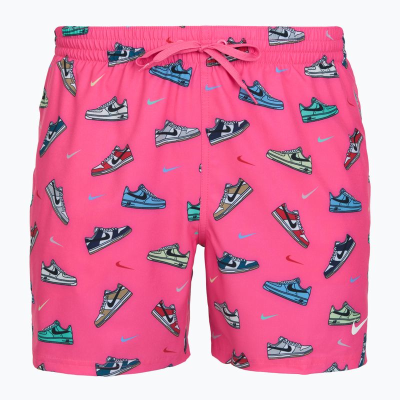 Férfi fürdőnadrág Nike Multi Print 5" Volley pinksicle