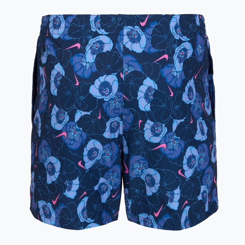 Férfi fürdőnadrág Nike Multi Poppy Print 5" Volley midnight navy 2